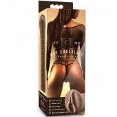 Коричневый мастубратор-вагина Nicole s Kitty - Blush Novelties - в Оренбурге купить с доставкой