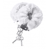 Наручники с белой меховой опушкой - ToyFa - купить с доставкой в Оренбурге