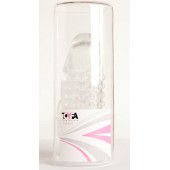 Гелевая прозрачная насадка с 2 отростками - 13 см. - Toyfa Basic - в Оренбурге купить с доставкой