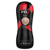 Мастурбатор-вагина Vibrating Pussy Stroker с вибрацией - Pipedream - в Оренбурге купить с доставкой