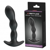 Черный анальный стимулятор простаты с вибрацией Special Anal Massager - 14,5 см. - Baile - в Оренбурге купить с доставкой