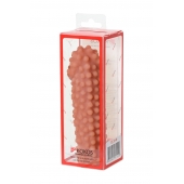 Телесная насадка на фаллос с бугорками KOKOS Extreme Sleeve 10 - 15,8 см. - KOKOS - в Оренбурге купить с доставкой