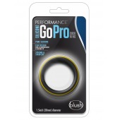 Черно-желтое силиконовое эрекционное кольцо Silicone Go Pro Cock Ring - Blush Novelties - в Оренбурге купить с доставкой