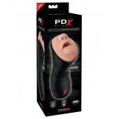 Мастурбатор-ротик Deep Throat Vibrating Stroker - Pipedream - в Оренбурге купить с доставкой