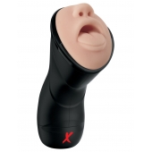 Мастурбатор-ротик Deep Throat Vibrating Stroker - Pipedream - в Оренбурге купить с доставкой