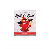 Стимулирующий презерватив-насадка Roll   Ball Cherry - Sitabella - купить с доставкой в Оренбурге
