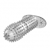 Закрытая прозрачная насадка Crystal sleeve - 12 см. - Erowoman-Eroman - в Оренбурге купить с доставкой