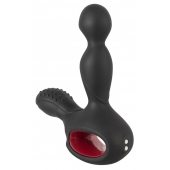 Черный вибромассажер простаты с нагревом и ротацией Prostate Plug - 14,5 см. - Orion - в Оренбурге купить с доставкой