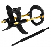 Черно-золотистый экстендер для пениса Sex Expert - Sex Expert - в Оренбурге купить с доставкой