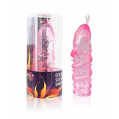 Закрытая рельефная насадка Crystal sleeve snakes в виде змеи с усиками - 14 см. - Erowoman-Eroman - в Оренбурге купить с доставкой
