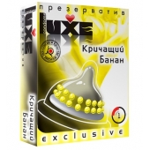 Презерватив LUXE  Exclusive  Кричащий банан  - 1 шт. - Luxe - купить с доставкой в Оренбурге