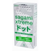 Презервативы Sagami Xtreme Type-E с точками - 10 шт. - Sagami - купить с доставкой в Оренбурге