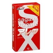 Утолщенные презервативы Sagami Xtreme Feel Long с точками - 10 шт. - Sagami - купить с доставкой в Оренбурге