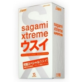 Ультратонкие презервативы Sagami Xtreme SUPERTHIN - 15 шт. - Sagami - купить с доставкой в Оренбурге