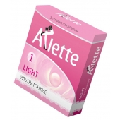 Ультратонкие презервативы Arlette Light - 3 шт. - Arlette - купить с доставкой в Оренбурге