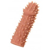 Телесная реалистичная насадка KOKOS Extreme Sleeve 07 с дополнительной стимуляцией - 12,7 см. - KOKOS - в Оренбурге купить с доставкой