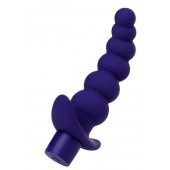 Фиолетовый силиконовый анальный вибратор Dandy - 13,5 см. - ToyFa