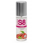 Смазка на водной основе S8 Flavored Lube со вкусом вишни - 125 мл. - Stimul8 - купить с доставкой в Оренбурге