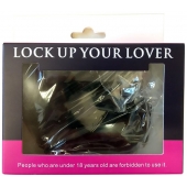 Черные меховые наручники Love с ключиками - Baile - купить с доставкой в Оренбурге