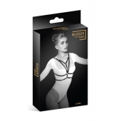 Черная упряжь на грудь Laura - Bijoux Pour Toi - купить с доставкой в Оренбурге