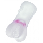 Прозрачный реалистичный мастурбатор Juicy Pussy Crystal Rose - ToyFa - в Оренбурге купить с доставкой