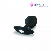Черная пробка Mystim Rocking Vibe S с возможностью подключения к электростимулятору - 9,7 см. - MyStim - купить с доставкой в Оренбурге