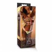 Коричневый мастурбатор-ротик Heather - Blush Novelties - в Оренбурге купить с доставкой