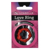 Эрекционное кольцо из киберкожи со стимулирующими бусинами - Sitabella - в Оренбурге купить с доставкой