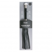 Черная плеть Easytoys Flogger With Metal Grip - 38 см. - Easy toys - купить с доставкой в Оренбурге