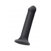 Черный фаллос на присоске Silicone Bendable Dildo XL - 20 см. - Strap-on-me - купить с доставкой в Оренбурге