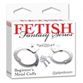 Металлические наручники Beginner s Metal Cuffs - Pipedream - купить с доставкой в Оренбурге