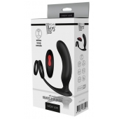 Черный массажер простаты REMOTE P-PLEASER - Dream Toys - в Оренбурге купить с доставкой