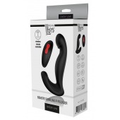 Черный вибромассажер простаты SWIRLING P-PLEASER - Dream Toys - в Оренбурге купить с доставкой