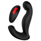 Черный вибромассажер простаты SWIRLING P-PLEASER - Dream Toys - в Оренбурге купить с доставкой