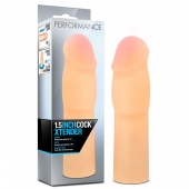 Телесная насадка-удлинитель на пенис PERFORMANCE 1.5INCH COCK XTENDER - 16 см. - Blush Novelties - в Оренбурге купить с доставкой