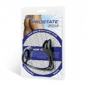 Стимулятор простаты с фиксацией эрекционным кольцом Prostate Gear - BlueLine - в Оренбурге купить с доставкой