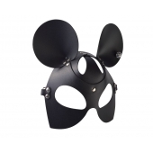 Черная кожаная маска  Мышка - Sitabella - купить с доставкой в Оренбурге
