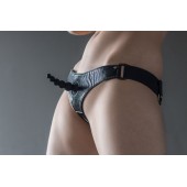 Черные трусики Better с анальной насадкой - 8 см. - Lola Games - купить с доставкой в Оренбурге