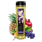 Массажное масло Libido Exotic Fruits с ароматом экзотических фруктов - 240 мл. - Shunga - купить с доставкой в Оренбурге