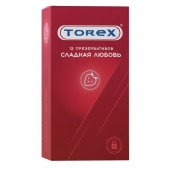Презервативы Torex  Сладкая любовь  с ароматом клубники - 12 шт. - Torex - купить с доставкой в Оренбурге