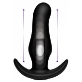 Черная анальная вибропробка Kinetic Thumping 7X Prostate Anal Plug - 13,3 см. - XR Brands