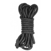 Черная веревка Do Not Disturb - 5 м. - Lola Games - купить с доставкой в Оренбурге