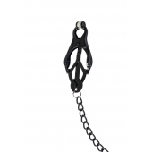 Зажимы на соски Darkside с цепочкой - Lola Games - купить с доставкой в Оренбурге