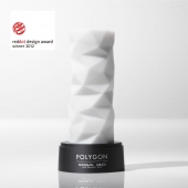 Белый 3D мастурбатор POLYGON - Tenga - в Оренбурге купить с доставкой