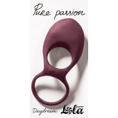 Бордовое эрекционное виброкольцо Daydream - Lola Games - в Оренбурге купить с доставкой