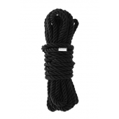 Черная веревка для шибари DELUXE BONDAGE ROPE - 5 м. - Dream Toys - купить с доставкой в Оренбурге