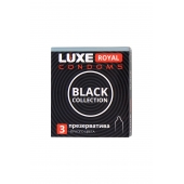 Черные презервативы LUXE Royal Black Collection - 3 шт. - Luxe - купить с доставкой в Оренбурге