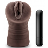 Коричневый мастурбатор-вагина Hot Chocolate Brianna - Blush Novelties - в Оренбурге купить с доставкой
