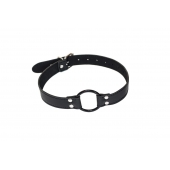 Черный кляп-кольцо Modesty - Lola Games - купить с доставкой в Оренбурге