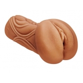Кофейный мастурбатор-вагина Dumpling - Lola Games - в Оренбурге купить с доставкой
